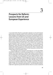 3 Prospects for Reform: Lessons from US and European Experience