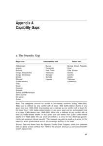 3 Appendix A Capability Gaps a. The Security Gap