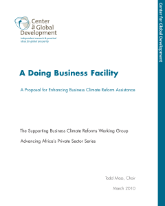  A Doing Business Facility Cen ter for