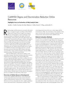 R CalMHSA Stigma and Discrimination Reduction Online Resources