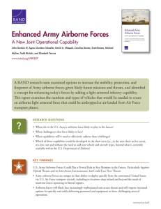 Enhanced Army Airborne Forces A New Joint Operational Capability