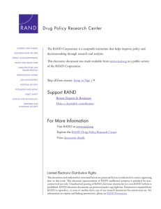 Drug Policy Research Center
