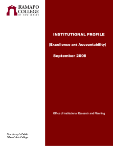 Recent INSTITUTIONAL PROFILE September 2008