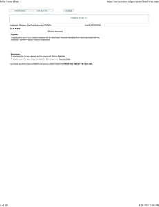 Print Forms (data)   Institution: Western Carolina University (200004)