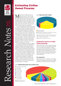 M  Estimating Civilian Owned Firearms