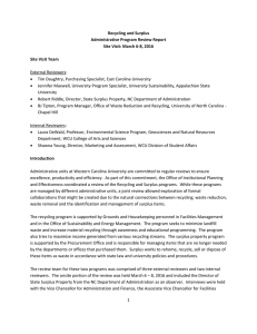 External Reviewers:   Tim Daughtry, Purchasing Specialist, East Carolina University