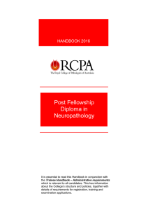 Post Fellowship Diploma in Neuropathology
