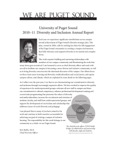University of Puget Sound 2010–11  Diversity and Inclusion Annual Report