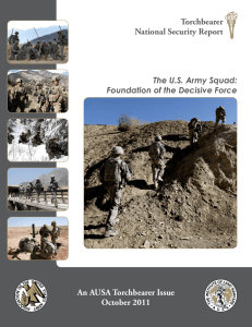 An AUSA Torchbearer Issue October 2011 Torchbearer National Security Report