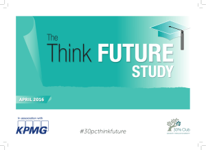 Think FUTURE  STUDY