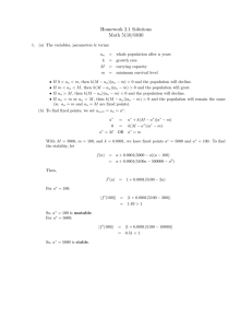 Homework 2.1 Solutions Math 5110/6830