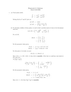 Homework 3.1 Solutions Math 5110/6830