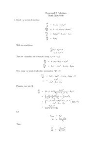 Homework 9 Solutions Math 5110/6830