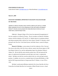 FOR IMMEDIATE RELEASE March 11, 2005 OF TRUSTEES