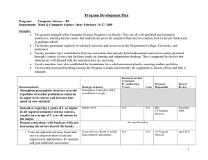 Program Development Plan