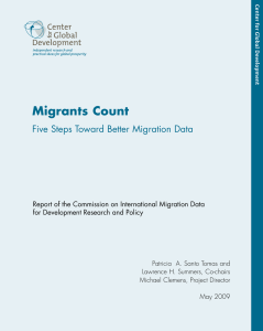 Migrants Count Five Steps Toward Better Migration Data