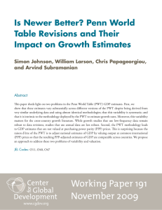 Is Newer Better? Penn World Table Revisions and Their