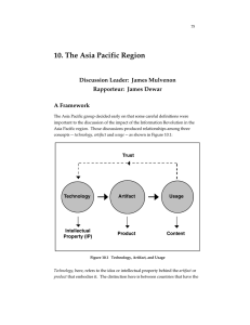 10. The Asia Pacific Region Discussion Leader:  James Mulvenon A Framework