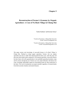 Chapter 5  Reconstruction of Farmer’s Economy by Organic