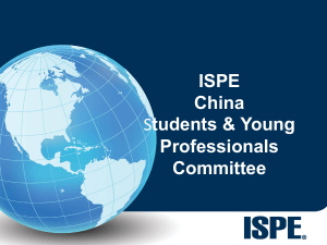 Topic ISPE China Professionals