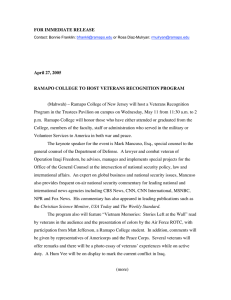 FOR IMMEDIATE RELEASE April 27, 2005