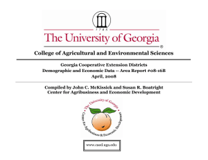 College of Agricultural and Environmental Sciences