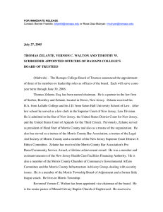 July 27, 2005 THOMAS ZELANTE, VERNON C. WALTON AND TIMOTHY W.