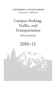 2010–11 Campus Parking, Traffic, and Transportation