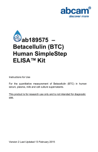 ab189575  – Betacellulin (BTC) Human SimpleStep ELISA™