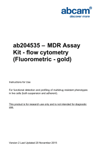 ab204535 – MDR Assay Kit - flow cytometry (Fluorometric - gold)