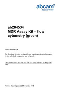 ab204534 MDR Assay Kit – flow cytometry (green)