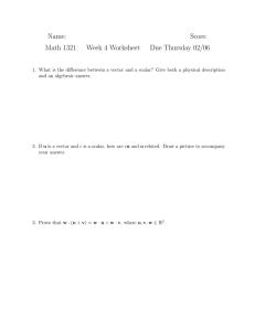 Name: Score: Math 1321 Week 4 Worksheet