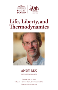 40 Life, Liberty, and Thermodynamics th