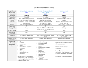 Study Abroad in Austria