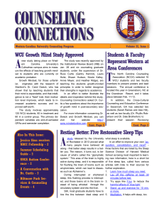 A WCU Growth Mind Study Approved