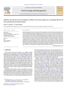 Forest Ecology and Management the northcentral United States