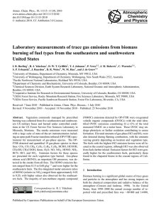 Atmospheric Chemistry and Physics