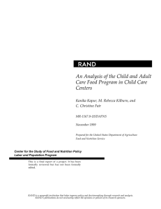 R  An Analysis of the Child and Adult