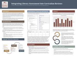 Printing: Integrating Library Assessment Into Curriculum Reviews
