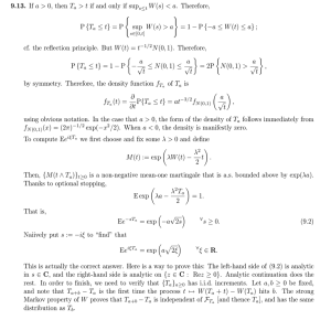 p. 62 9. Brownian Motion } |W