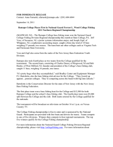 FOR IMMEDIATE RELEASE 2011 Northern Regional Championship