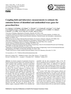 Atmospheric Chemistry and Physics