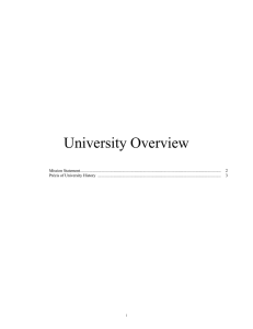 University Overview