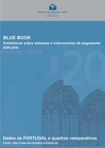BLUE BOOK Dados de PORTUGAL e quadros comparativos