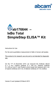 ab176644  – IĸBα Total SimpleStep ELISA™ Kit