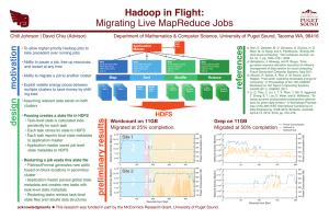 Hadoop in Flight: Migrating Live MapReduce Jobs