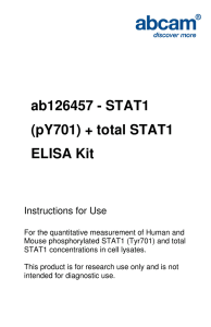 ab126457 - STAT1 (pY701) + total STAT1 ELISA Kit