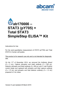 ab176666 – STAT3 (pY705) + Total STAT3 SimpleStep ELISA™ Kit