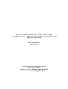 Who Does High Employment Regulation Really Impact?