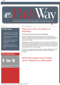 Welcome to the June edition of ePathWay In This Issue